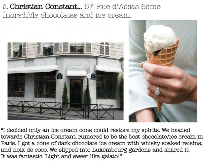 Christian Constant ice cream paris