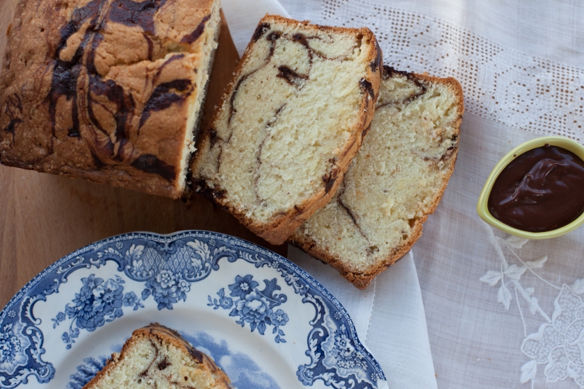 Bourbon Chocolate Banana Pound Cake Recipe