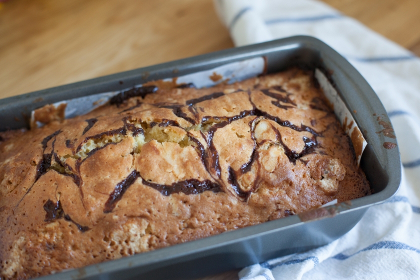 Bourbon Chocolate Banana Pound Cake Recipe