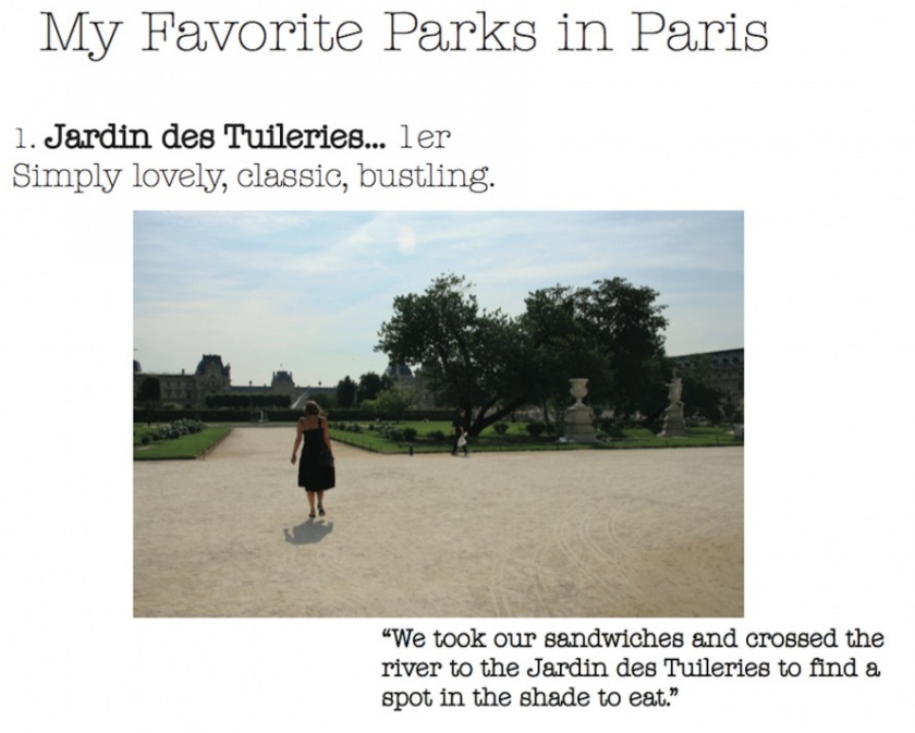 Jardin des Tuileries Park Paris