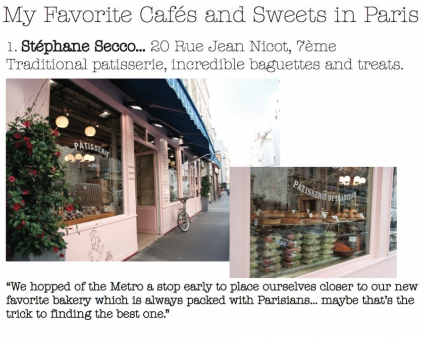 Stephane Secco Pastry Shop Paris