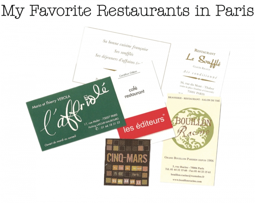 Best Restaurants in Paris