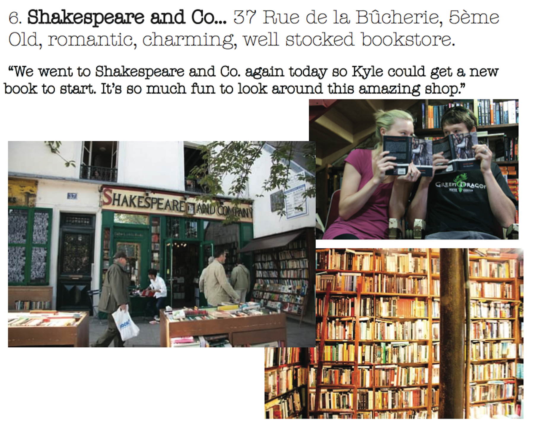 shakespeare and co bookstore paris