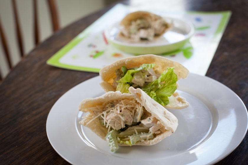 Simple Chicken Pita Sandwiches Recipe