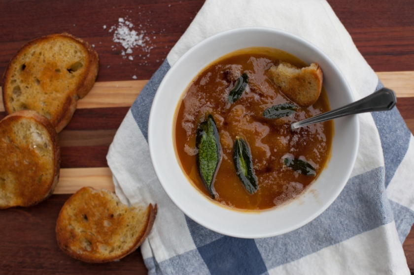 roasted butternut squash soup