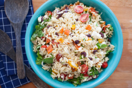 GREEK ORZO PASTA SALAD