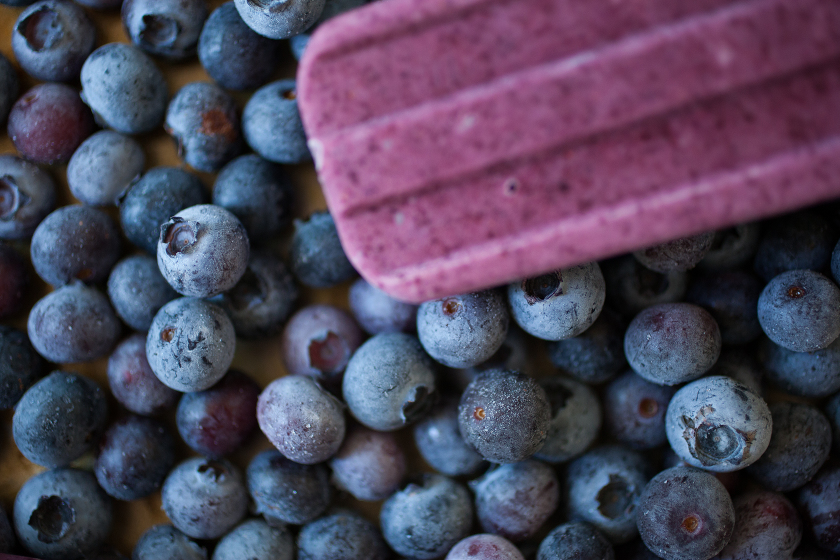 BLUEBERRY COCONUT CREAMSICLES