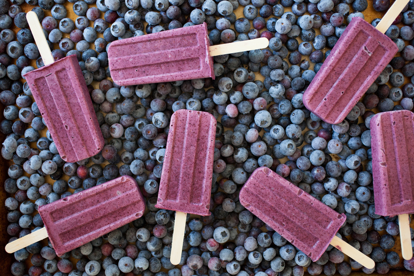 BLUEBERRY COCONUT CREAMSICLES