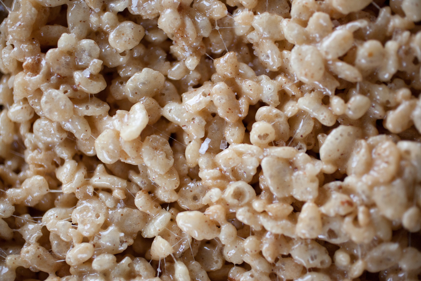 BROWN BUTTER ROASTED MARSHMALLOW SALTED RICE CRISPY TREATS