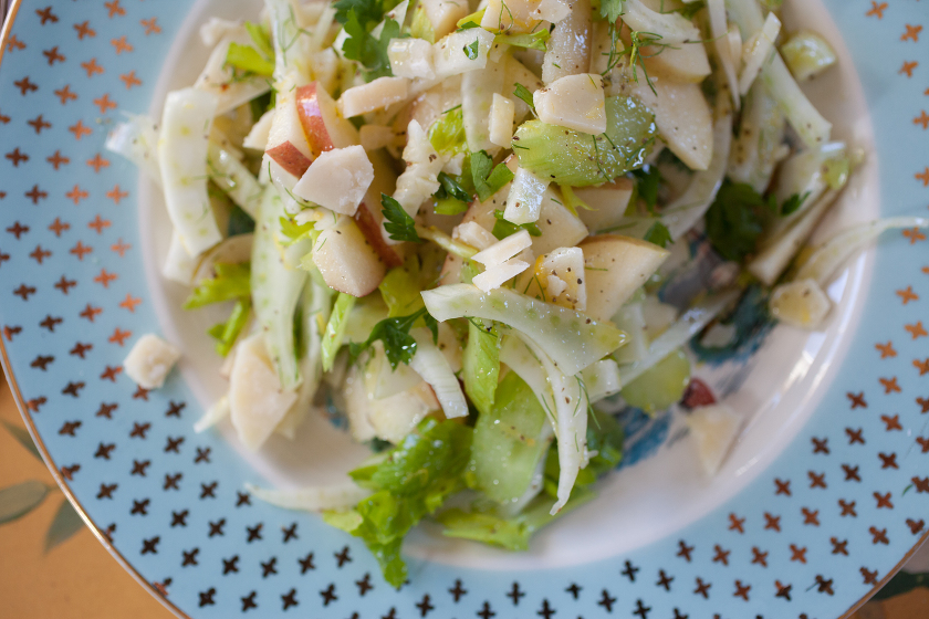 FENNEL , APPLE, and CELERY SALAD