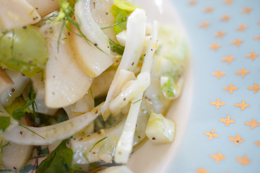 FENNEL , APPLE, and CELERY SALAD