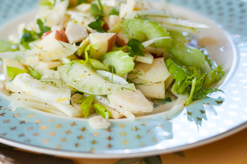 FENNEL , APPLE, and CELERY SALAD