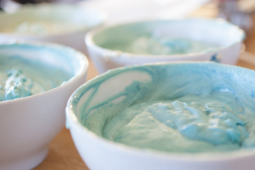 OMBRE GENDER REVEAL CAKE